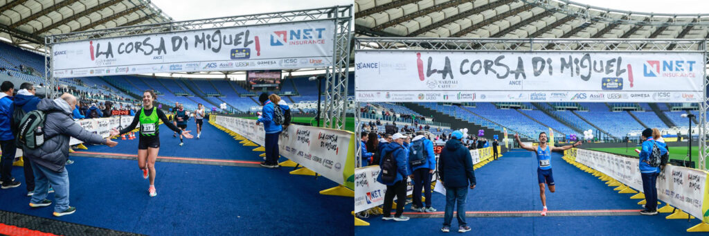 L'arrivo di Gerratana e Mitidieri