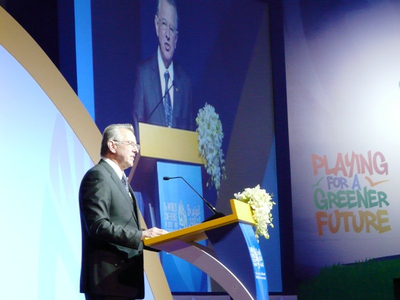 Pal Schmitt 2011 IOC Sport and Environment Conference