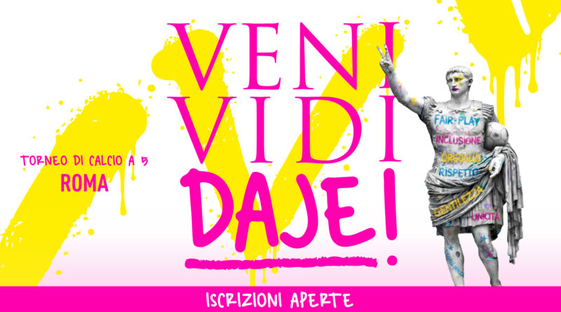 Banner per il Veni Vidi Daje 2026