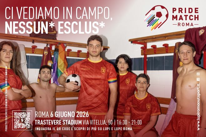 Locandina ufficiale del Pride Match di Roma