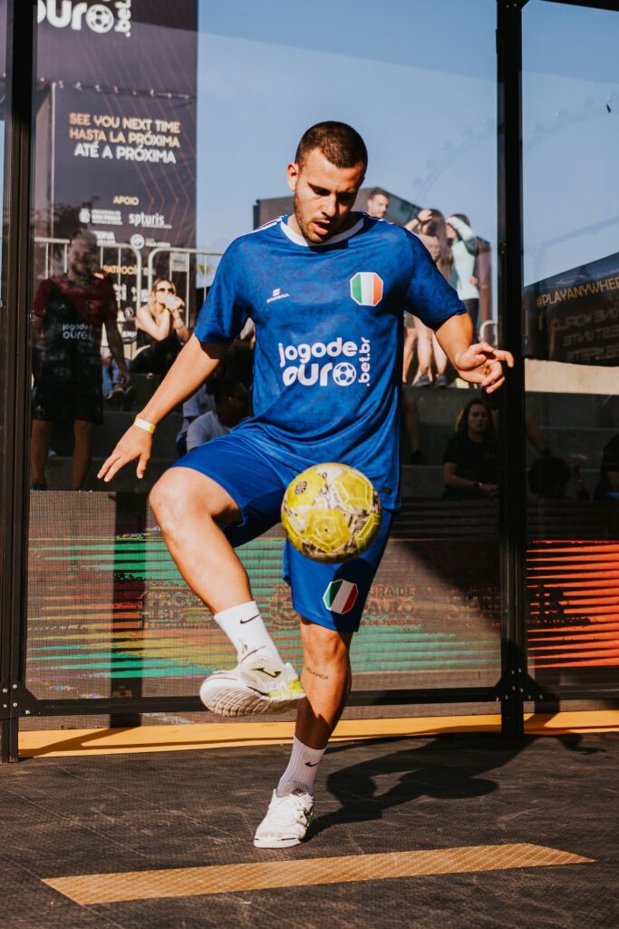 Luca Perazzini, atleta di foot table